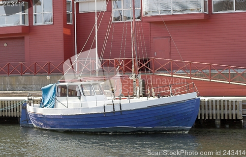 Image of Blue boat