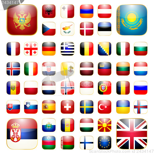 Image of European continent app icon 