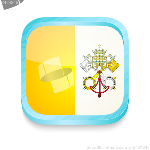 Image of Smart phone button with Vatican flag