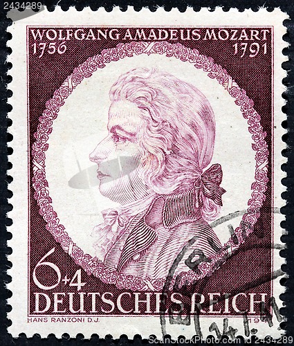 Image of Mozart Stamp 1941