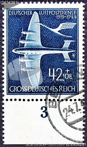 Image of German Air Mail Stamp