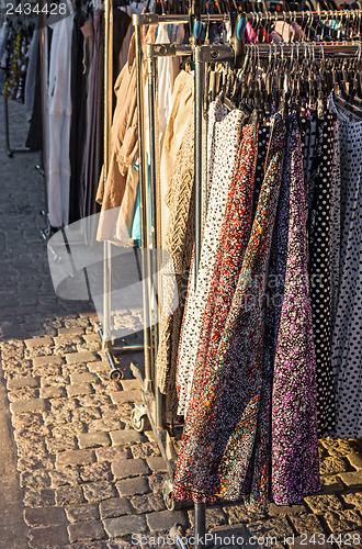 Image of Clothes street sale