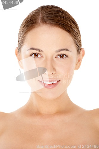 Image of Beautiful natural young woman