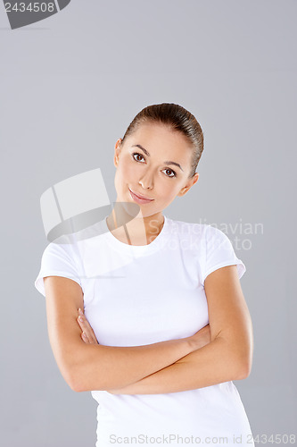 Image of Pretty casual young woman