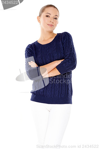 Image of Trendy beautiful young woman