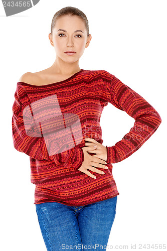 Image of Confident fashionable young woman