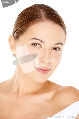 Image of Beautiful natural young woman