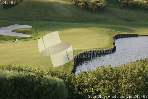 Image of hole 1 on albatros course, golf national, paris