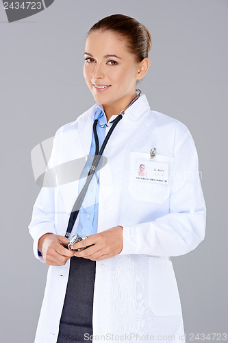 Image of Beautiful confident woman doctor