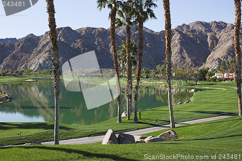 Image of pga west golf course, palm springs, california