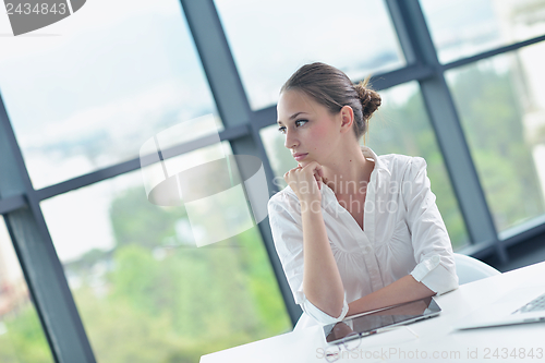 Image of business woman at  office