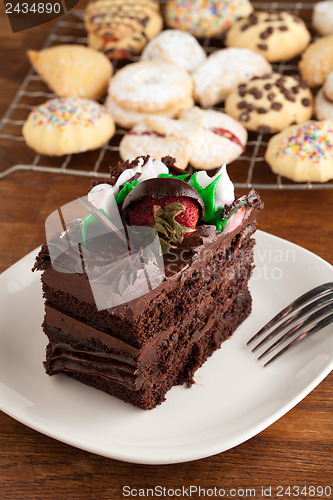 Image of Chocolate Cake and Cookies