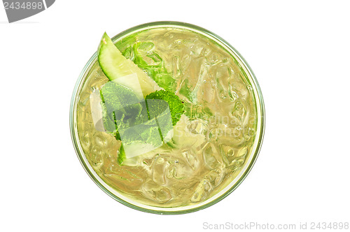 Image of cocktail with cucumber