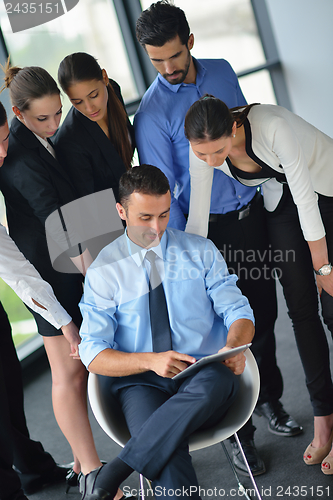Image of business people in a meeting at office