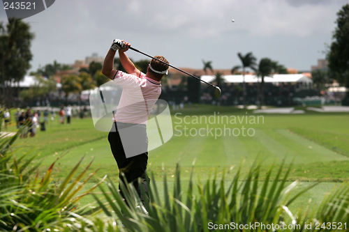 Image of man golf swing in Doral, Miami