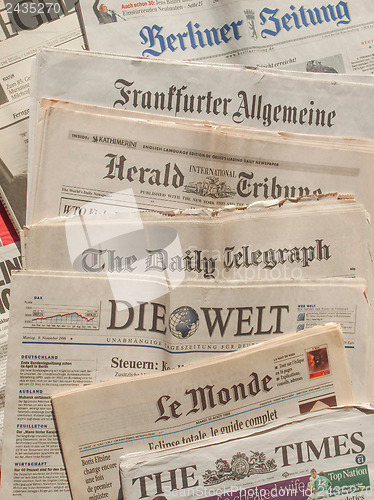 Image of International newspaper