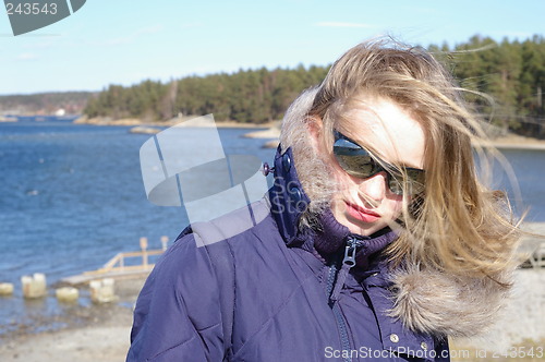 Image of Girl with sunglasses