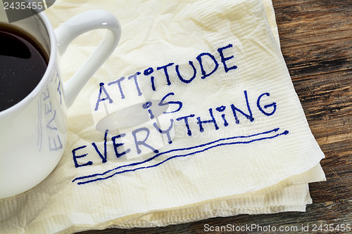 Image of attitude is everything