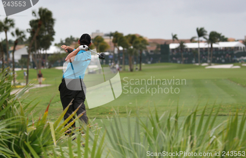 Image of man golf swing in Doral, Miami