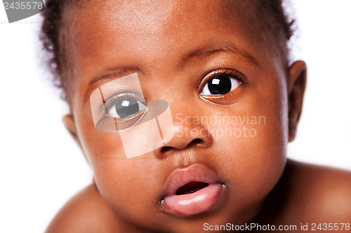 Image of Innocent African baby face