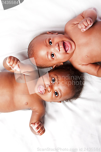 Image of Happy smiling laughing baby faces