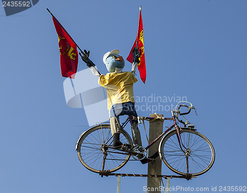 Image of Funny Cyclist Mascot