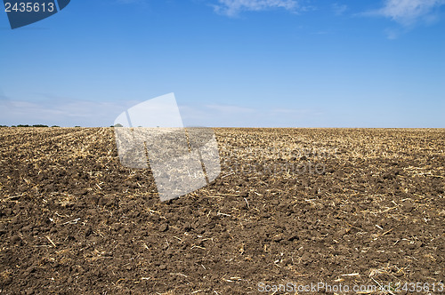 Image of arable soil at autumn