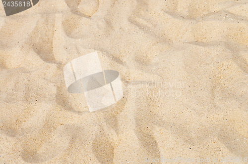 Image of texture of yellow sand on the beach