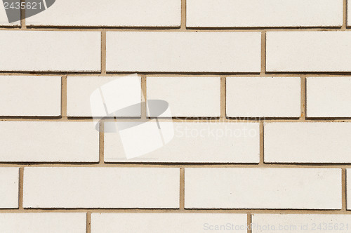 Image of white brick wall as background