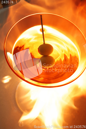 Image of Flaming Cocktail