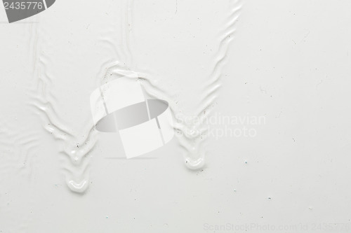 Image of Grey wooden texture with drips paint. Background.