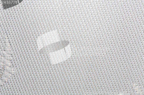 Image of White fabric texture. Clothes background. Close up