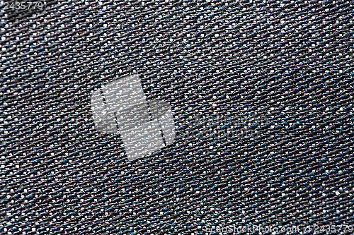 Image of Dark jeans fabric with a visible structure as background