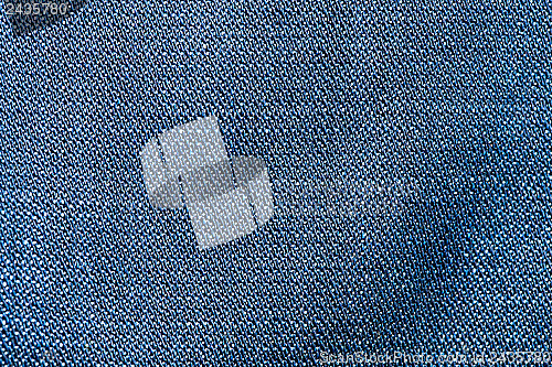 Image of High resolution scan of light blue denim fabric.