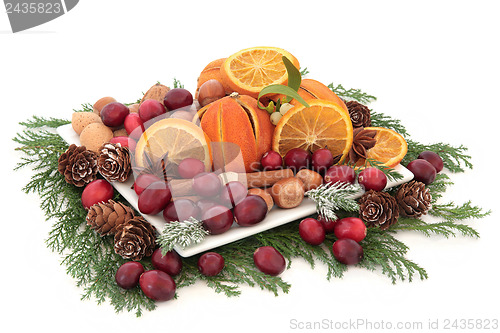 Image of Christmas Fruit and Nuts