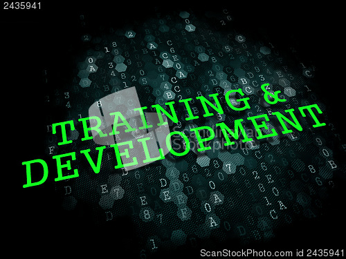 Image of Training and Development. Educational Concept.