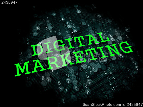 Image of Digital Marketing. Business Concept.