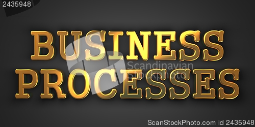 Image of Business Processes Concept.