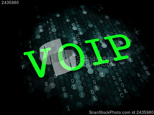 Image of VOIP. Information Technology Concept.