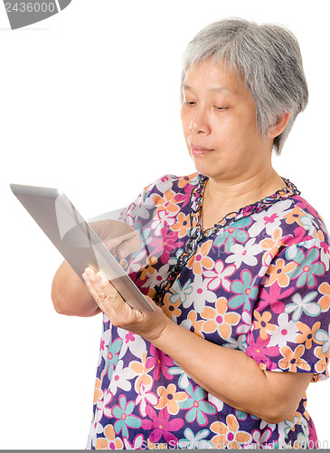 Image of Asian old woman