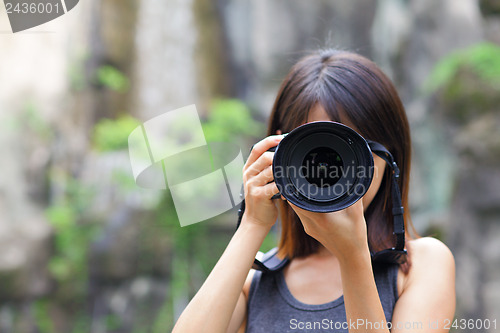 Image of Female photographer