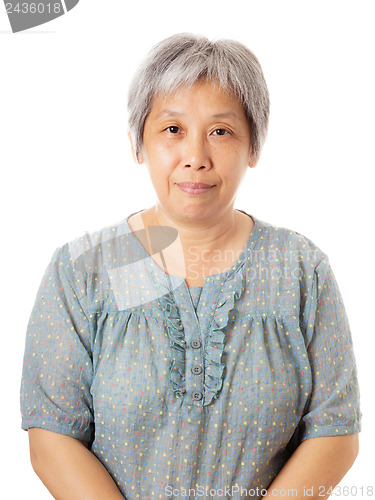 Image of Asian old woman