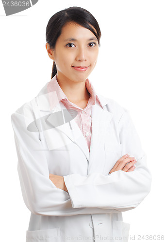 Image of Asian female doctor portrait