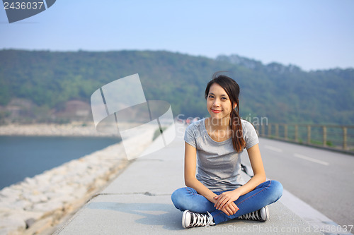 Image of Sporty girl at outdoor
