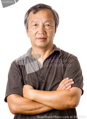 Image of Asian mature man 