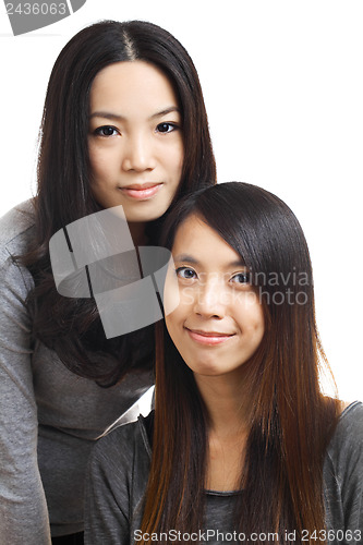 Image of Two asian woman friends
