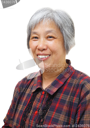 Image of Asian old woman