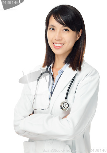 Image of Asian young female doctor