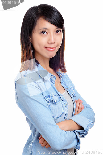 Image of Asian woman with smile