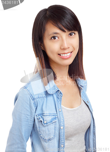 Image of Asian woman with smile